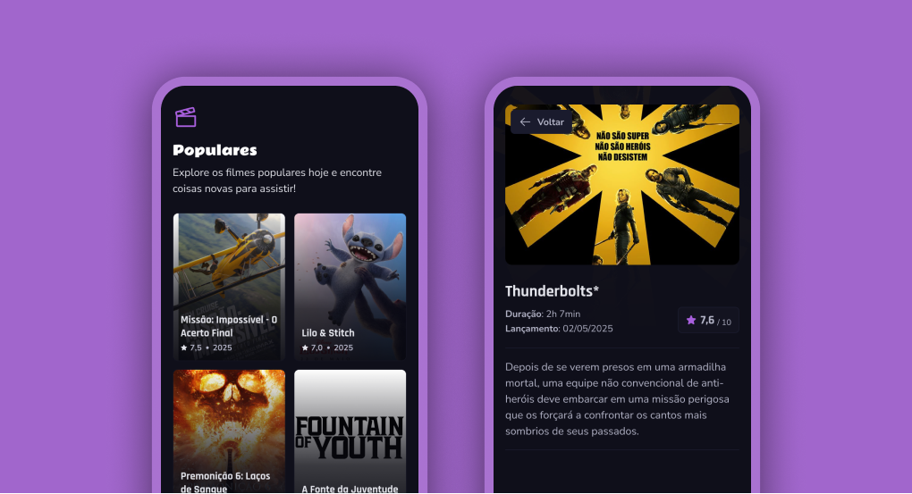 Explorador de filmes