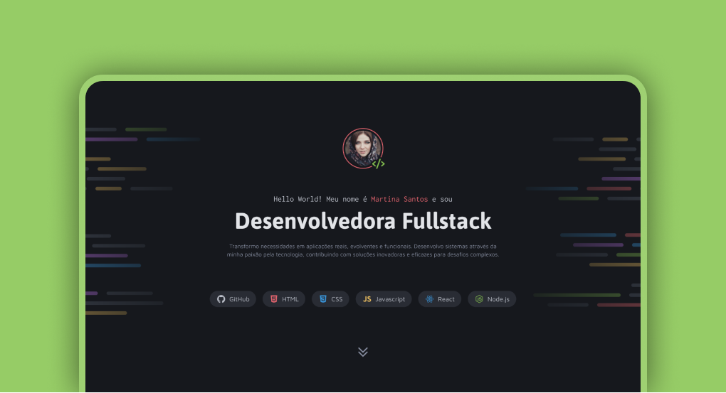 Portfólio Dev
