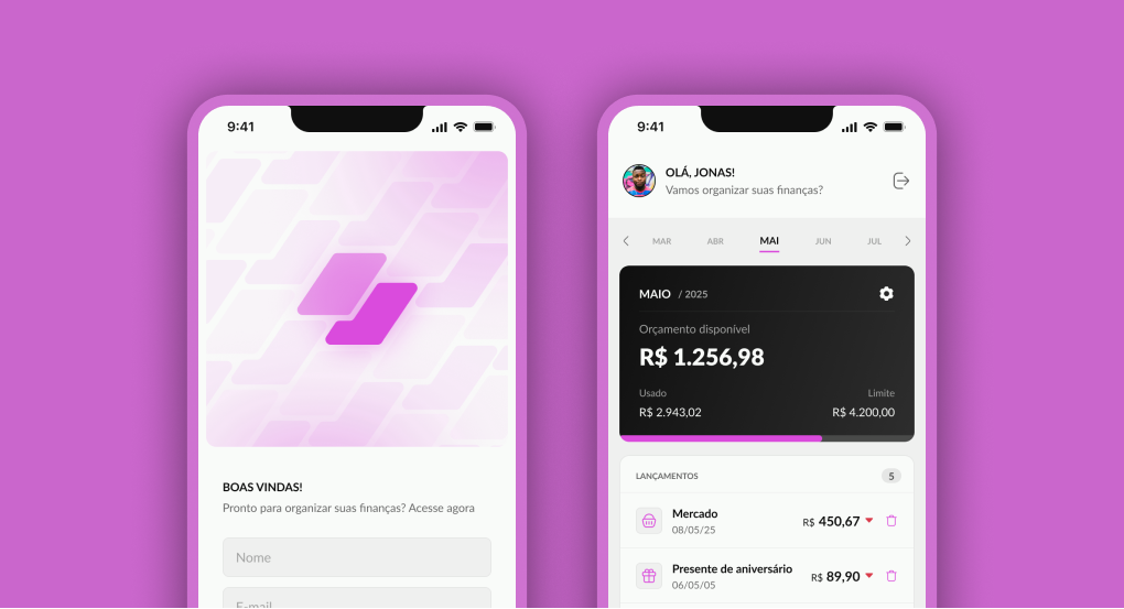 Payup: Gestão de orçamento
