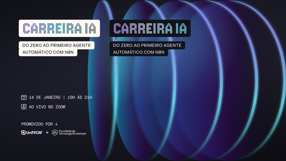 Thumbnail do evento Carreira IA: do zero ao primeiro agente automático com n8n