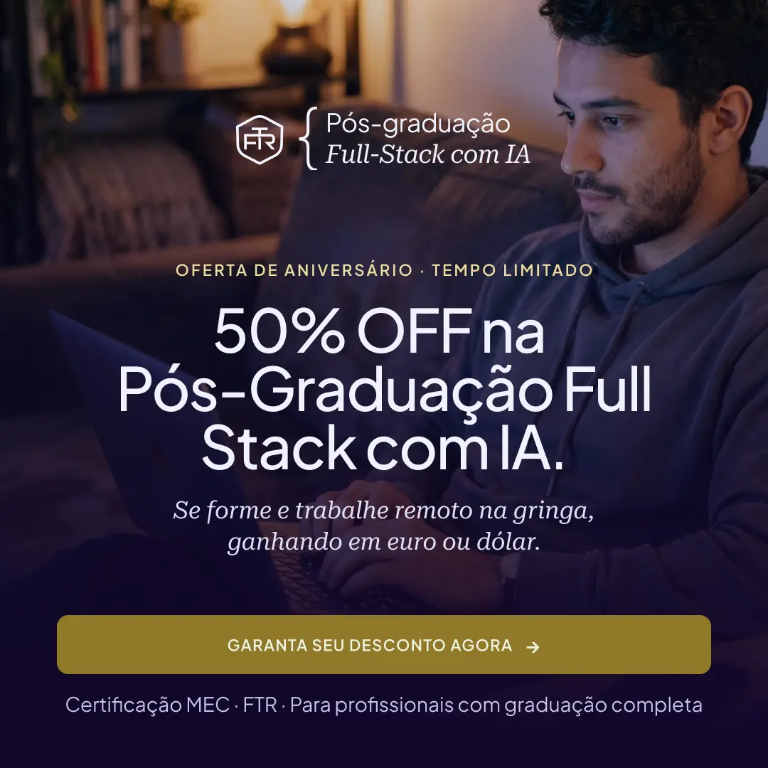 Aniversário FTR - 50% Desconto